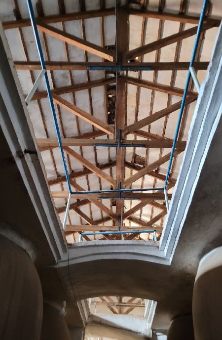 Obra de la bodega hecha por un arquitecto técnico en valencia